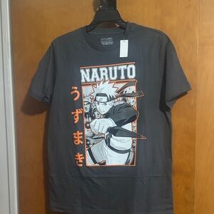Naruto Classic Charcoal Graphic Tee